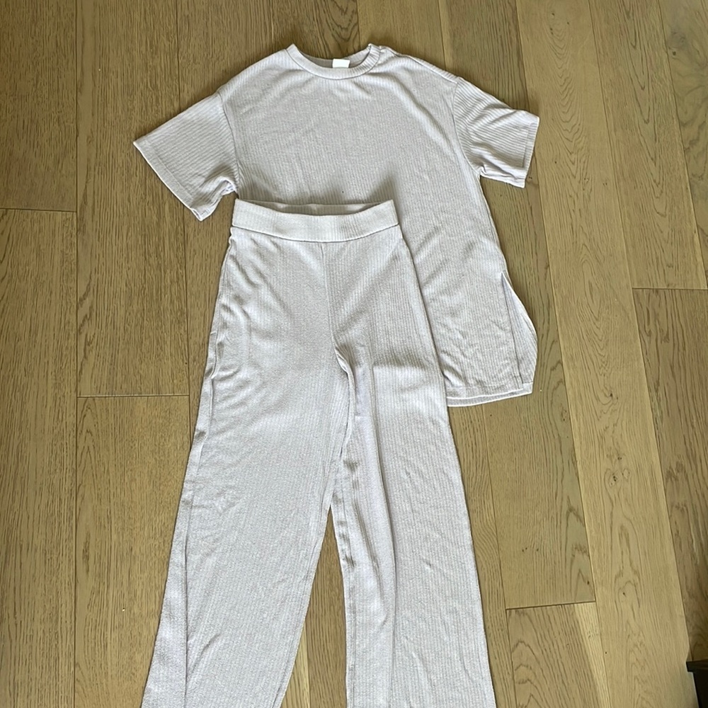 Ribbed Lilac Set